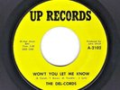 SWEET/NORTHERN SOUL 45  The Del-Cords  Up  2102