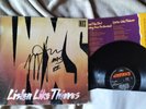 INXS-LISTEN LIKE THIEVES 1985 genuine autographed autografato EX/VG+ Vinyl 12