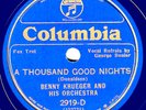 Columbia #2919-D: Benny Krueger O-