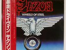 SAXON WHEELS OF STEEL CARRERE P10870G JAPAN OBI VINYL LP