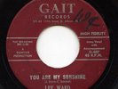HEAR- Rare R&B / Doo Wop 45- Lee Ward- You Are My Sunshine- ORIGINAL- Gait G-407