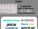 [POB] LE SSERAFIM EASY 3rd Mini Album COMPACT 5 Ver Set + Shop POB Photocard