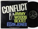 Jimmy Woods Sextet - Conflict  LP - Contemporary - S7612 Stereo VG+