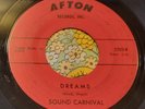 Rare Illinois Garage Psych 45 Sound Carnival Dreams / I Wish I Could AFTON HEAR