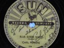 Rockabilly 78 CARL PERKINS Blue Suede Shoes SUN 234 autographed HEAR 409