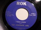 The Contents Are – I Don't Know  Garage ROK 6709 Fredlo Direction Of Mind Rare