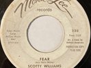 RARE NORTHERN SOUL 45 - SCOTTY WILLIAMS - FEAR - MONA-LEE