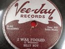 Vee-Jay VJ-146 Billy Boy 78 rpm R&B/BLUES V+