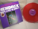 JIMI HENDRIX HIGH LIVE N DIRTY RED VINYL VINYL RECORD ALBUM
