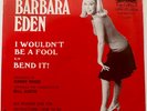 BARBARA EDEN 1966 Promo 45 Wouldn't Be a Fool / Bend It w/insert