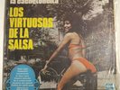 LOS VIRTUOSOS DE LA SALSA -LA CACHETONCITA- 1978 MEXICAN LP, BLUE WAX SEXY COVER