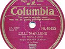 Turner Layton - Lilli Marlene / In a friendly Little Harbour - 1944