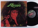 POISON Open Up And Say... Ahh  CAPITOL LP VG+ 1st pressing z