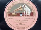 78 RPM ENRICO CARUSO -Tosca - PUCCINI - GRAMOPHONE CONCERT GC 52004 Single sided
