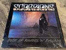 Scorpions ‘Best Of Rockers 'N' Ballads’ 1989 rare oop vinyl record album LP BMG
