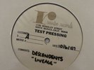 The Descendents Liveage  TEST PRESS LP (1987 SST Records )