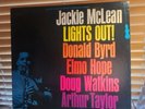Jackie Mclean, Lights Out, 1970 Prestige, Trident Blue Lbl. Van Gelder, Vg+/Vg+