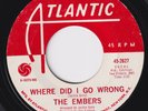 EMBERS Where Did I Go Wrong  northern soul 45 MASTERPIECE beach LISTEN