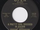 EUGENE JEFFERSON A Pretty Girl Dressed In Brown RARE northern soul 45 r&b HEAR