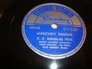 K.C. DOUGLAS TRIO- DOWNTOWN 78 RPM- MERCURY BOOGIE/ ECLIPSE OF THE SUN - LISTEN