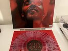 The Weeknd AFTER HOURS Deluxe Edition Clear Red Splatter Colour Vinyl 2LP
