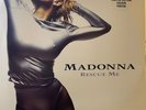 MADONNA - RESCUE ME - 1991 UK VINYL 12 SINGLE RELEASE VINTAGE With NEW POSTER