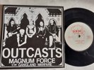 OUTCASTS - MAGNUM FORCE / GANGLAND WARFARE 1981 GBH RECORDS  PUNK