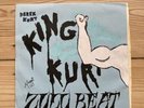 King Kurt Zulu Beat Thin Sliced 7 Inch Rare Vinyl Hand Painted & Numbered