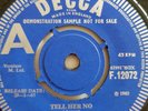 The Zombies,DEMO,Tell Her No/What More Can I Do,N.Mint,Decca,Mod, Freakbeat,1965
