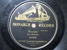Bob Roberts Alexander   COON SONG   Rare 78 RPM MONARCH   VICTOR 2988