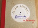 78RPM Canadian Ace Beer COMPLETE Set - Season's Greetings Harmony ALL 4 BROKEN