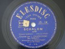 Yiiddish Ben Baruch Schalom Songs French 78RPM Elesdisc LS 14