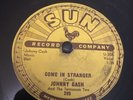 Sun 78 RPM Johnny Cash - Come In Stranger 295 V/V+