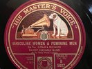 78 Rpm Jazz, Savoy Havana Band 'Masculine Women, Feminine Men' HMV Hot  EX