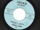 SURF GARAGE bw/ POPCORN INSTROS 45 -JOHNNY ZORRO- WHERE'S CHICO -HEAR 1961 JOCKO