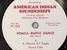 c1950s Ponca Tribe War Dance American Indian Soundchiefs 78 RPM P-103 Native J1