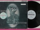 CHOPIN POLONAISES - MALCUZYNSKI - 1959 STEREO LP - ED1 - SAX2338 - BLUE / SILVER