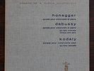 Guy FALLOT cello Monique FALLOT piano DEBUSSY KODALY HONEGGER VEGA C 30 A 310