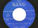 CHARLES SPURLING - That's My Zone/Let Me Be - King 6195 - James Brown