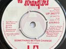THE STRANGLERS -Something Better Change- Original UK  7” Promo (Vinyl Record)