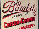 Cheech and Chong - Big Bambu - 1972 LP With ROLLING PAPER Record Album Vinyl