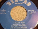 EXPORTATIONS i want you VIR-RO 1001 rare MODERN SOUL 45 glossy VG