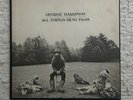 George Harrison All Things Must Pass Vinyl Apple Records Beatles Box Set 3LP