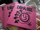 SIGNED BLINK 182 LP ONE MORE TIME BAND AUTOGRAPHED ONE MORE TIME CLEAR VINYL