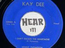 Primitive Rockabilly Country Bop Unknown 45 KENNY THOMPSON I Cant KAY DEE rare