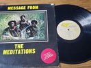The Meditations - Message From The Meditations LP - Jamaica VG