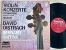 DAVID OISTRAKH violin STRAVINSKY MOZART HAITINK 1960s PHILIPS HI-FI STEREO MINT