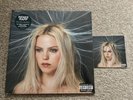 LIMITED EDITION RENEE RAPP SNOW ANGEL EXCLUSIVE BLUE VINYL HAND SIGNED ART CARD.