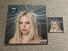 LIMITED EDITION RENEE RAPP SNOW ANGEL EXCLUSIVE BLUE VINYL HAND SIGNED ART CARD.