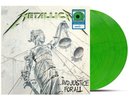 METALLICA AND JUSTICE FOR ALL DYERS GREEN VINYL WALMART USA 2LP SEALED *CREASES*